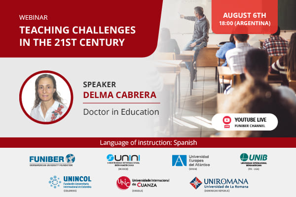 UNIB organizes the Webinar «Teaching Challenges in the 21st Century»